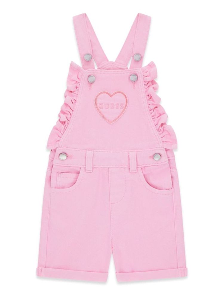 RIGID BULL DENIM SHORTALL G67D TAFFY ROSE