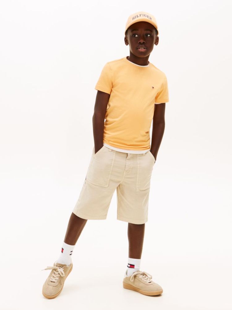 ESSENTIAL COTTON REG FIT TEE S SEV Faded Sun K