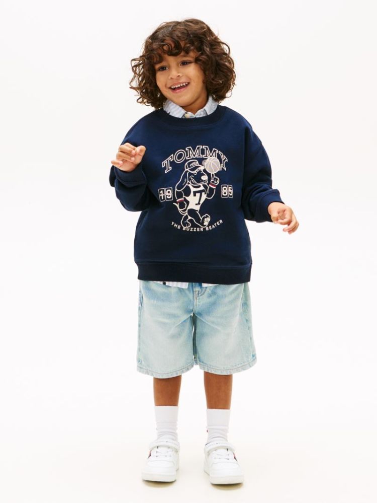 LB PRINTED GRAPHIC SWEATSHIRT C1G Dark Night