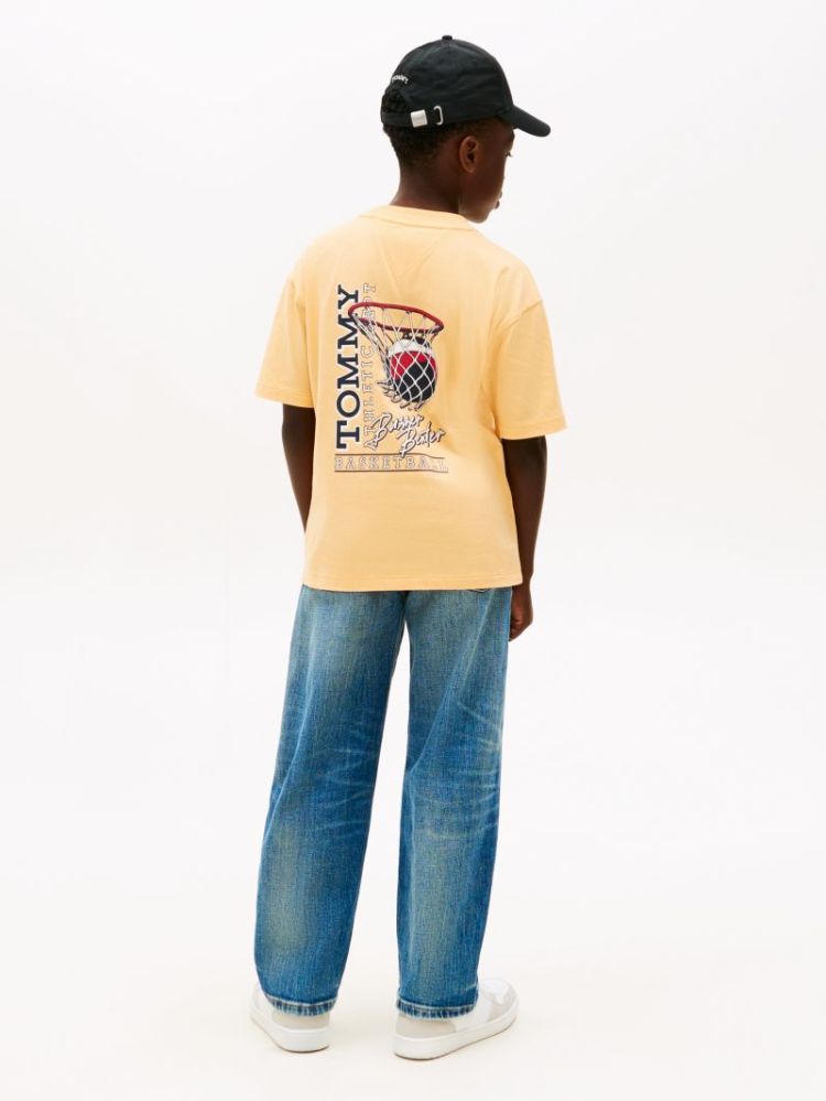 BASKETBALL GRAPHIC T-SHIRT SEV Faded Sun K