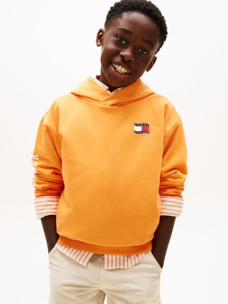 WAVY FLAG HOODIE SD2 Lush Orange