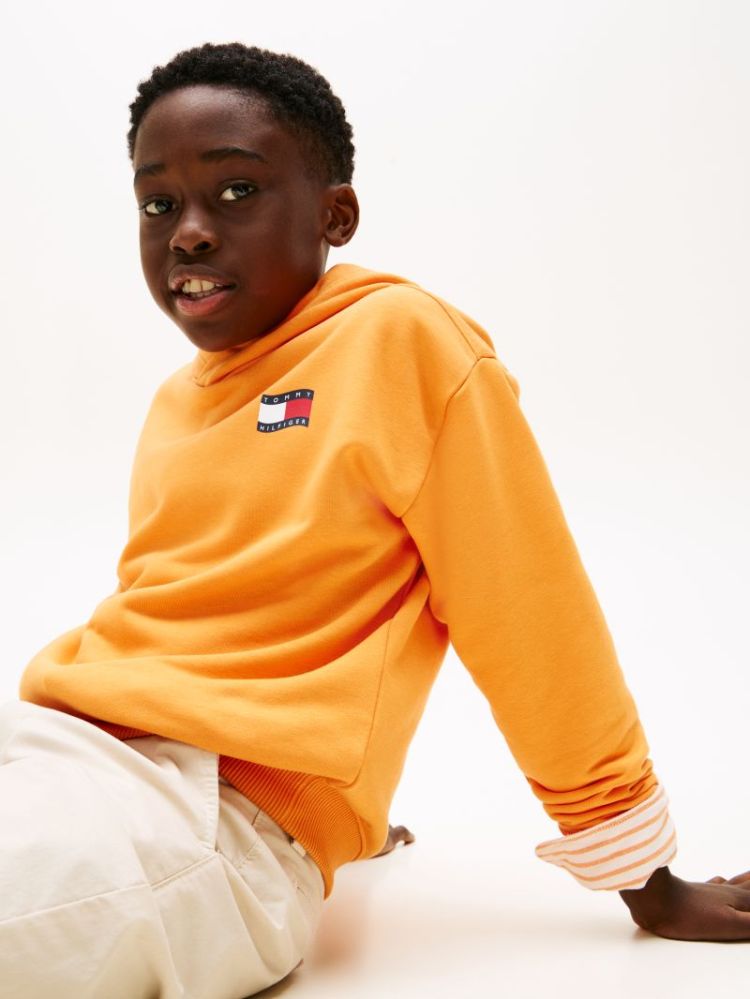 WAVY FLAG HOODIE SD2 Lush Orange