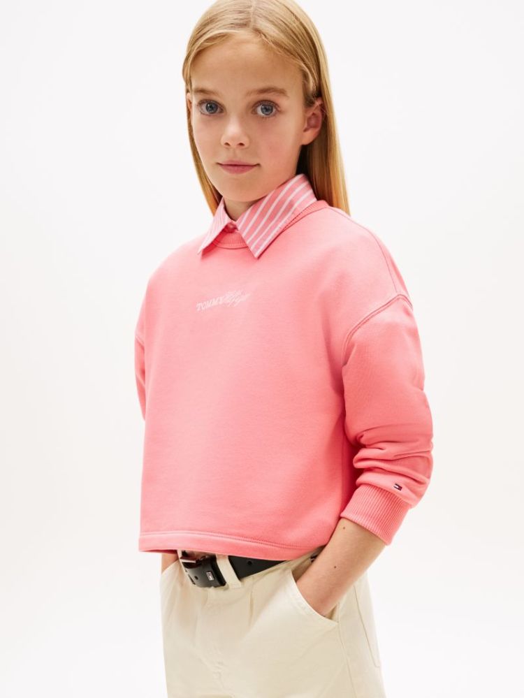 GLITTER TOMMY CREW TIE Tropical Bl