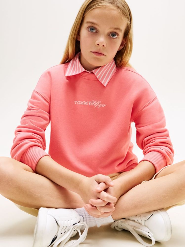 GLITTER TOMMY CREW TIE Tropical Bl