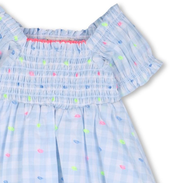 ROBE V21 BLEU BLANC