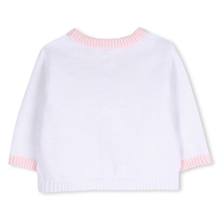CARDIGAN TRICOT 10P BLANC