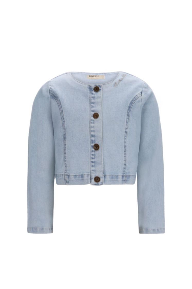Amina Flo girls denim jacket 181 lt denim