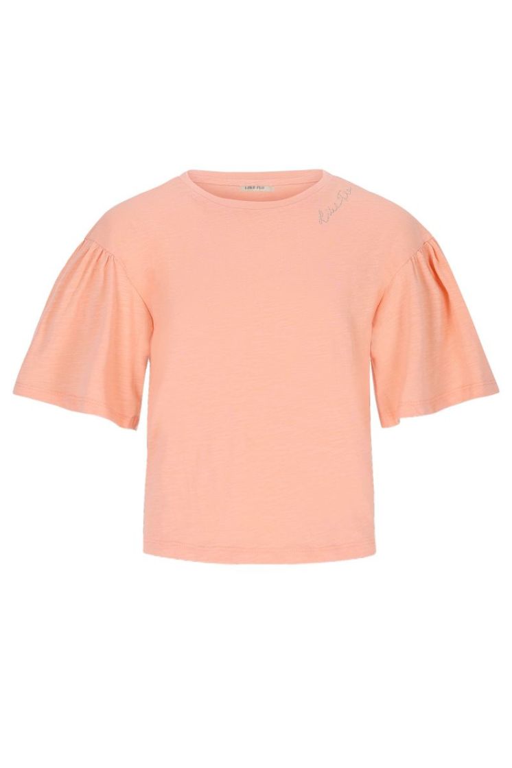 Estelle Flo girls tee 212 Soft peach