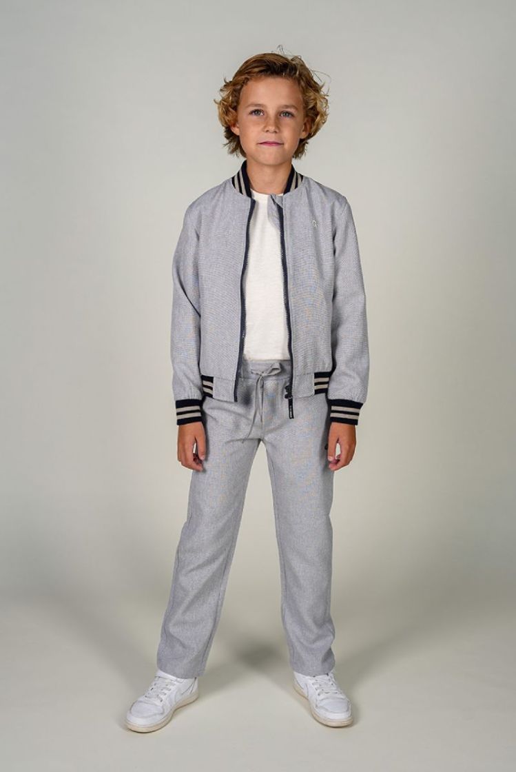 DONKY melange trousers 705 Grey Melang