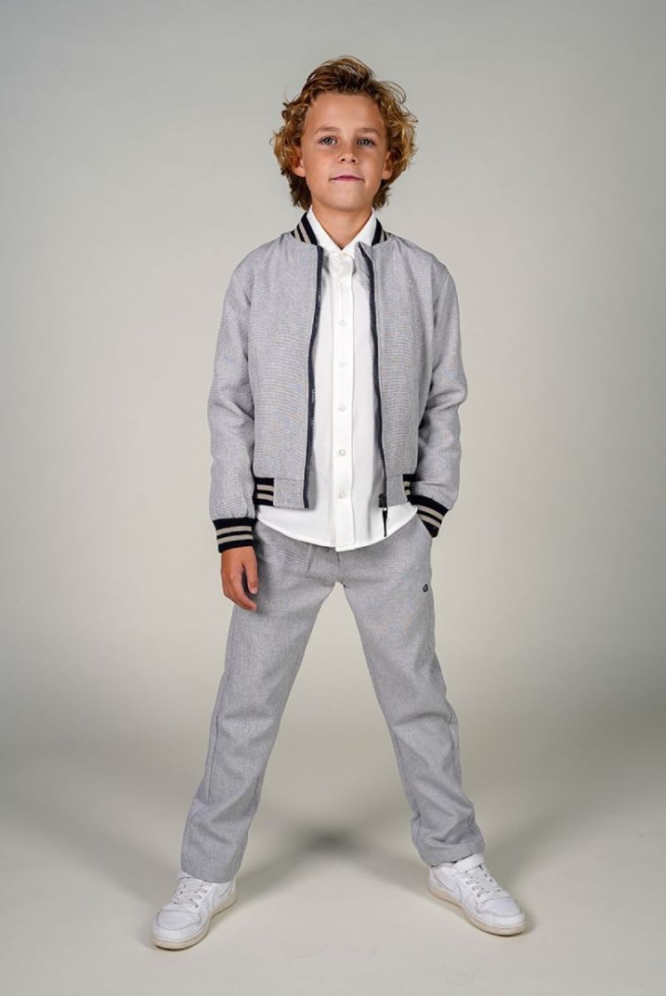 DONKY melange trousers 705 Grey Melang