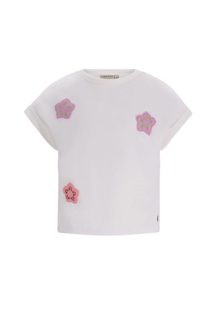 Djezz Flo girls sweat 001 Off white