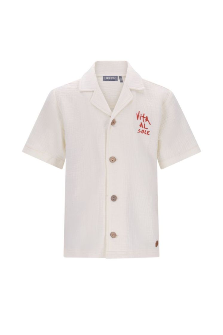Chelly Flo boys blouse 001 Off white