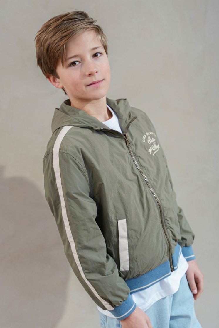 Alex Flo boys summer jacket 355 Army
