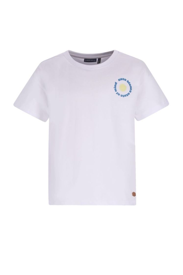 Ediz Flo boys tee 001 Off white