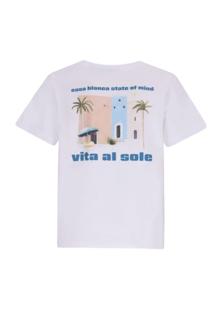 Ediz Flo boys tee 001 Off white