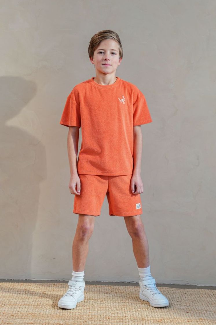 bbFreddie Flo boys terry short 273 Orange