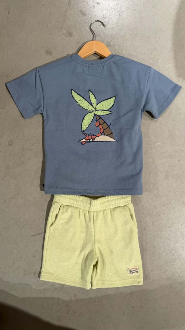 bbFreddie Flo boys terry short 320 Pistache