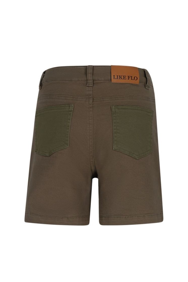 Florian Flo boys twill short 355 Army