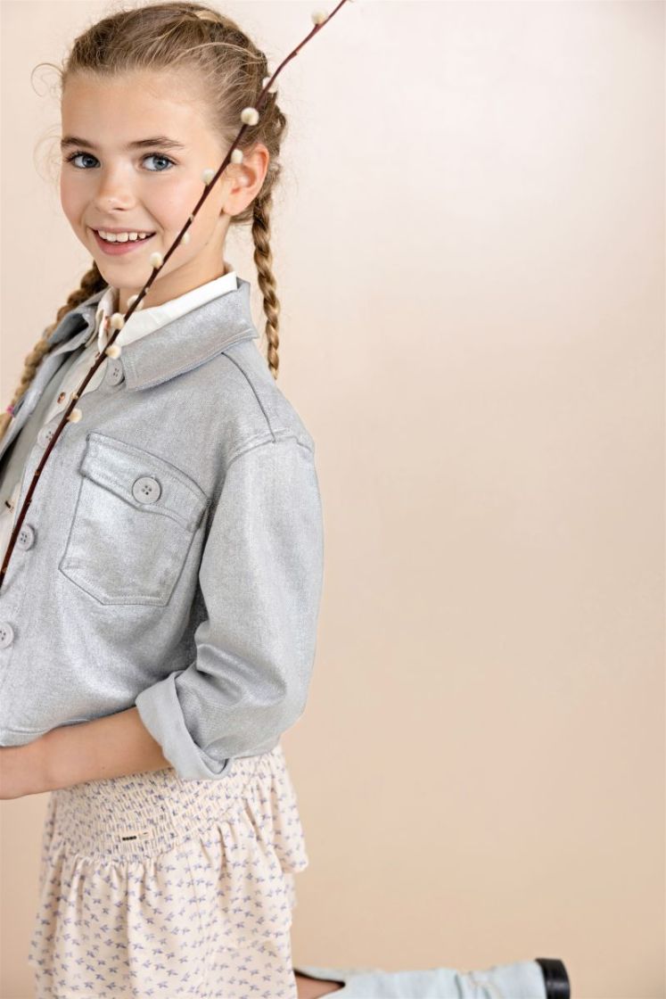 Dimsy Grey Denim Jacket 028 Warm Grey