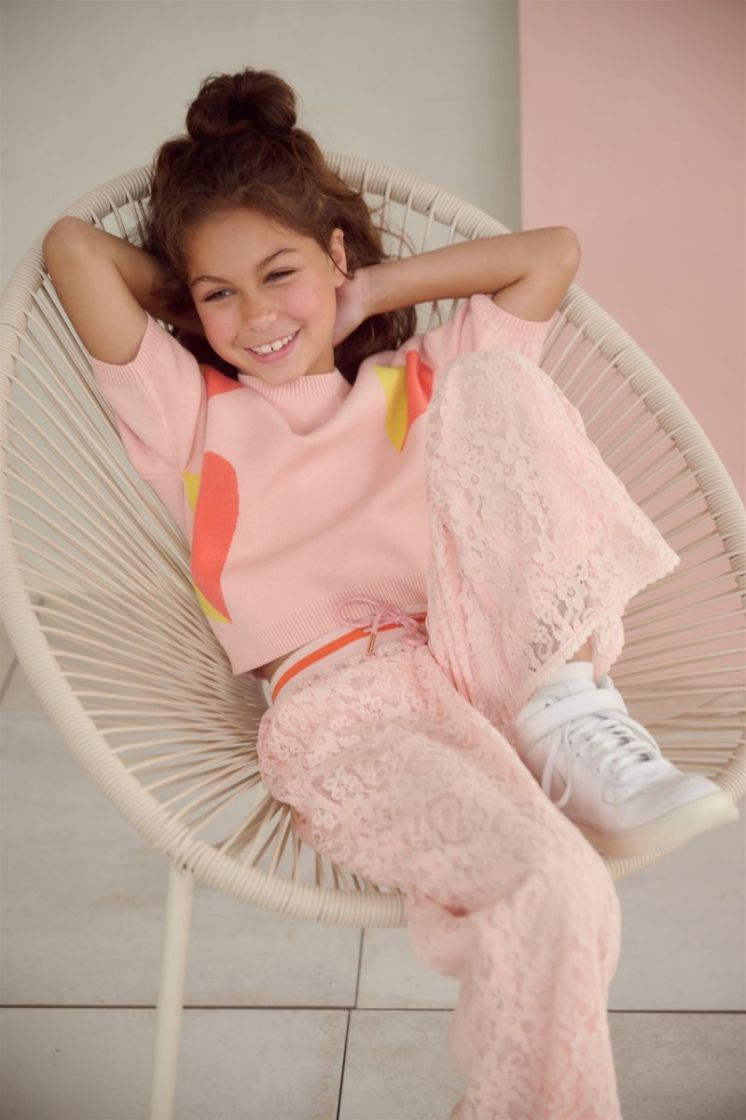 Som Lace Pants 268 Pale Blush 