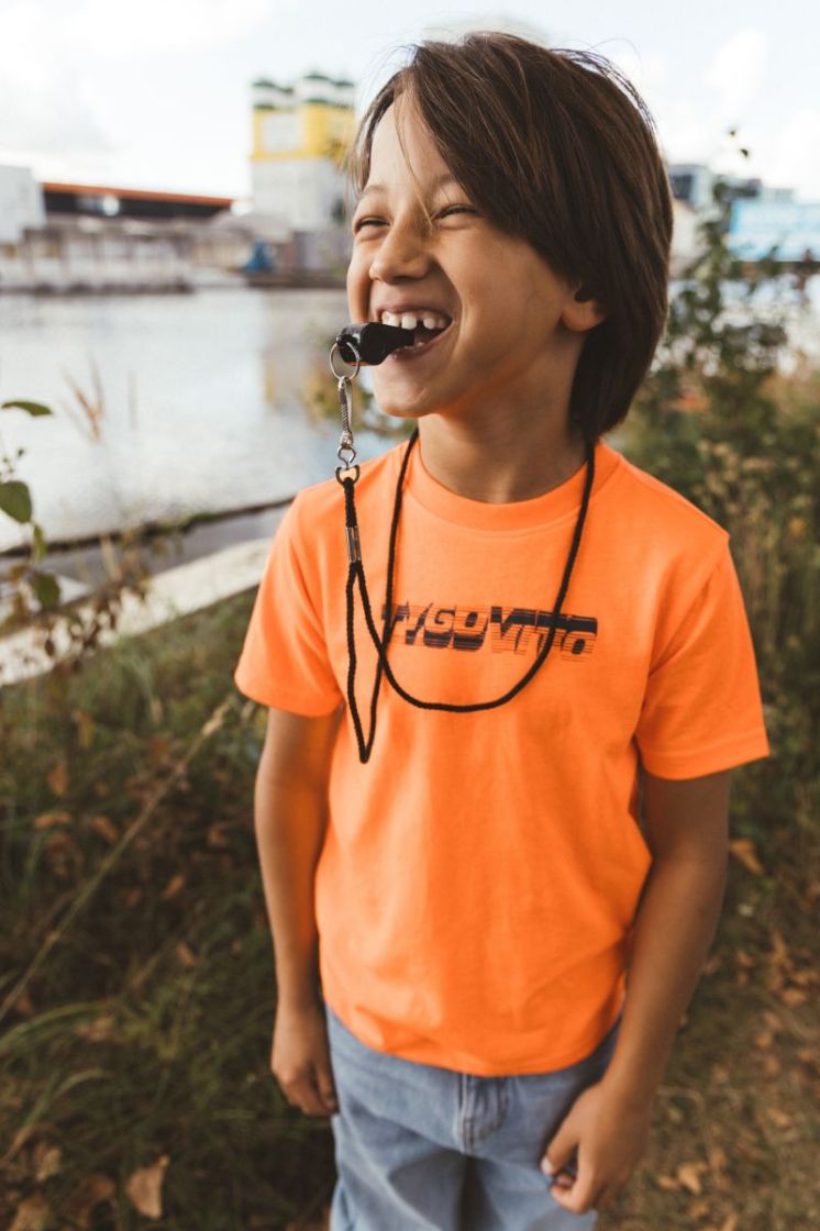 T-shirt James 570 Orange Clow