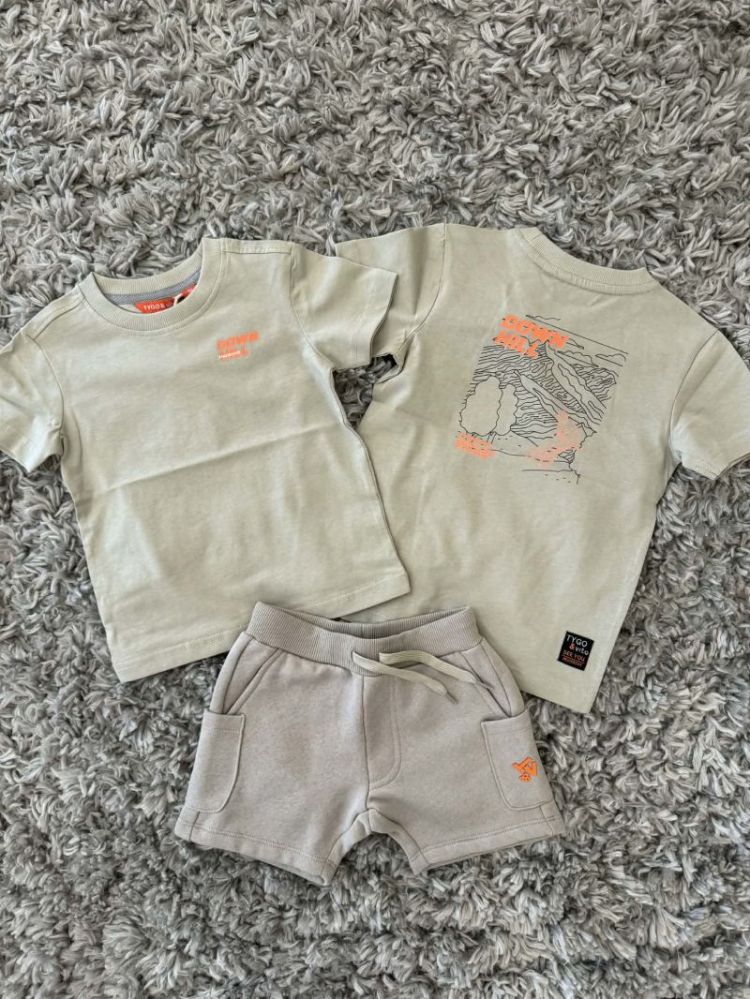 Sweatshort Bruce 070 Pebble Ston