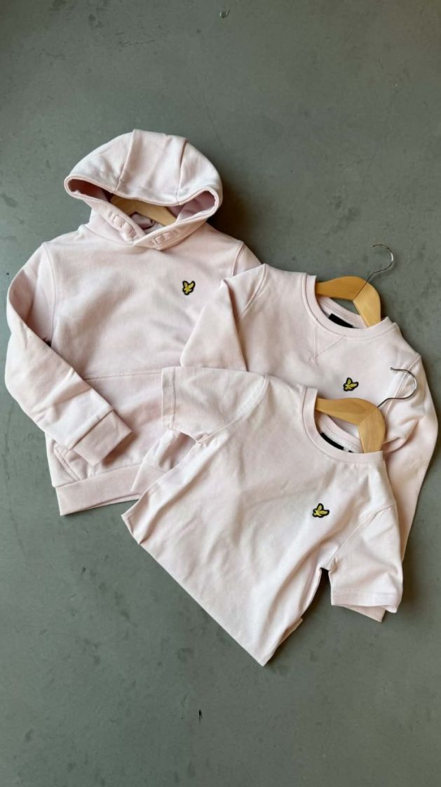 PULLOVER HOODIE W488 LIGHT PINK