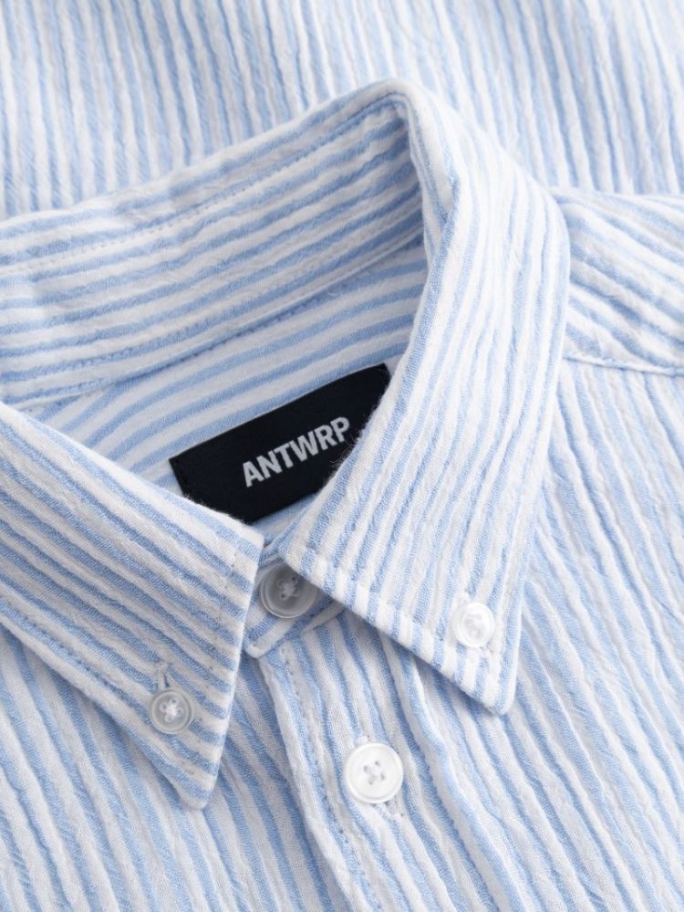 STRIPED SEERSUCKER SHIRT 000401 - LIGHT 