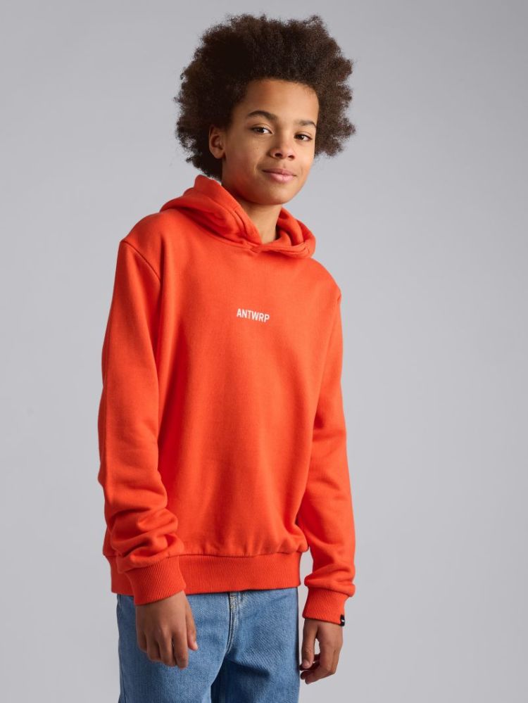 ANTWRP CENTRE HOODIE 000325 - LAVA
