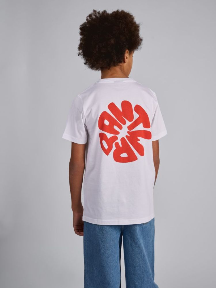 ANTWRP CIRCLE BACKPRINT T-SHIR 000100 - WHITE