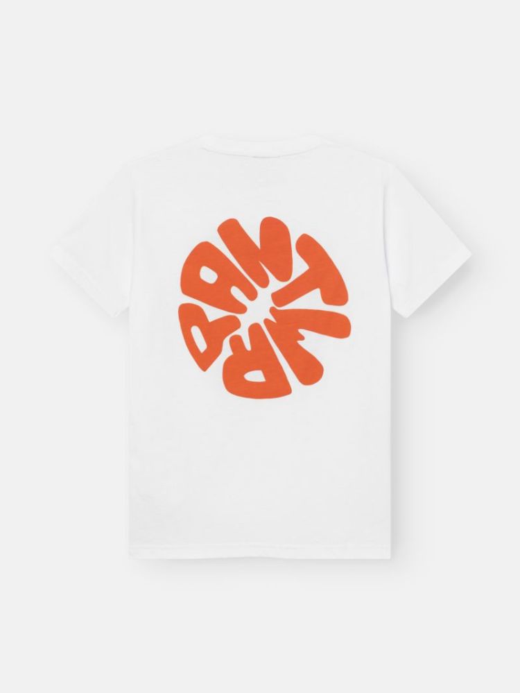 ANTWRP CIRCLE BACKPRINT T-SHIR 000100 - WHITE
