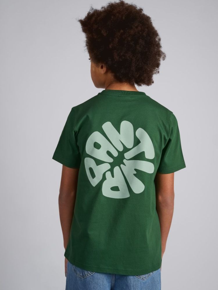 ANTWRP CIRCLE BACKPRINT T-SHIR 000523 - JUNGLE