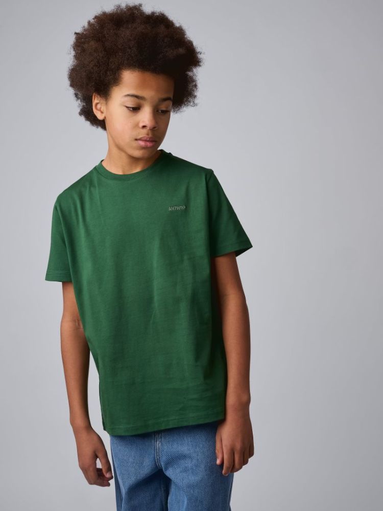 ANTWRP CIRCLE BACKPRINT T-SHIR 000523 - JUNGLE