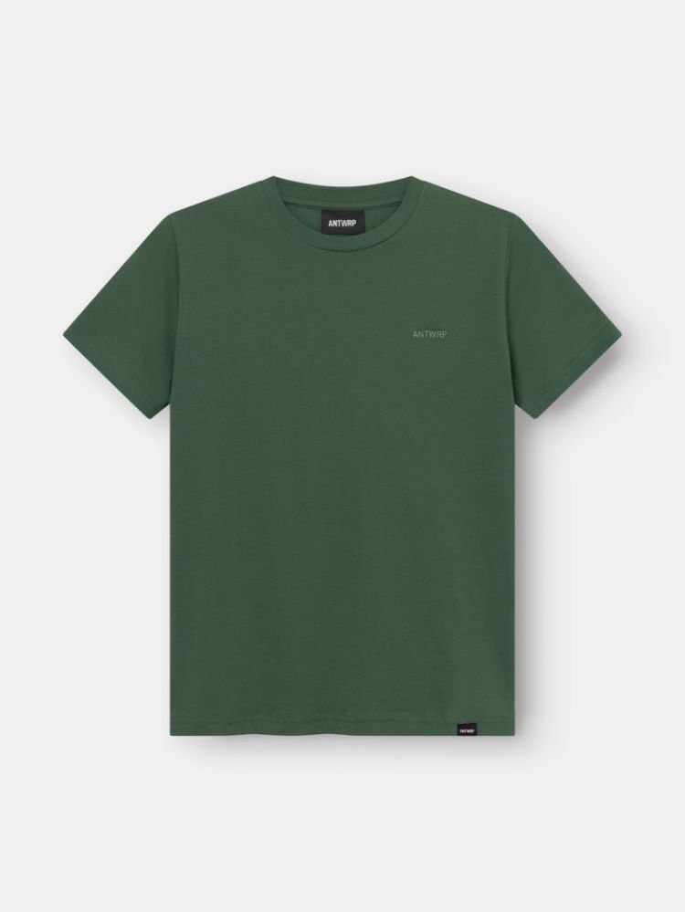 ANTWRP CIRCLE BACKPRINT T-SHIR 000523 - JUNGLE