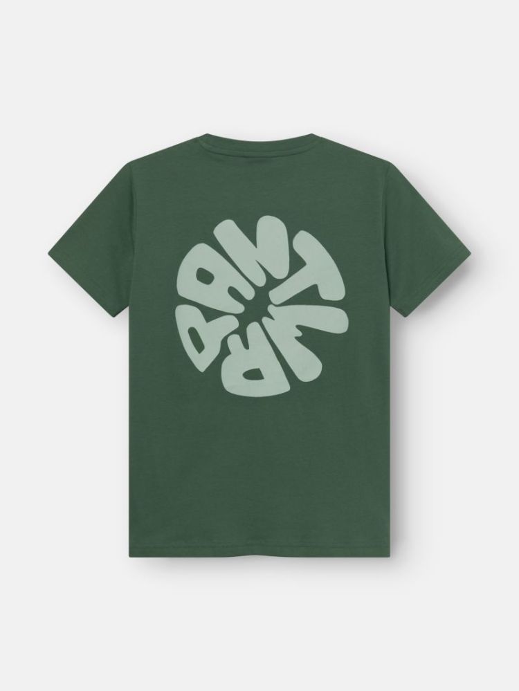 ANTWRP CIRCLE BACKPRINT T-SHIR 000523 - JUNGLE