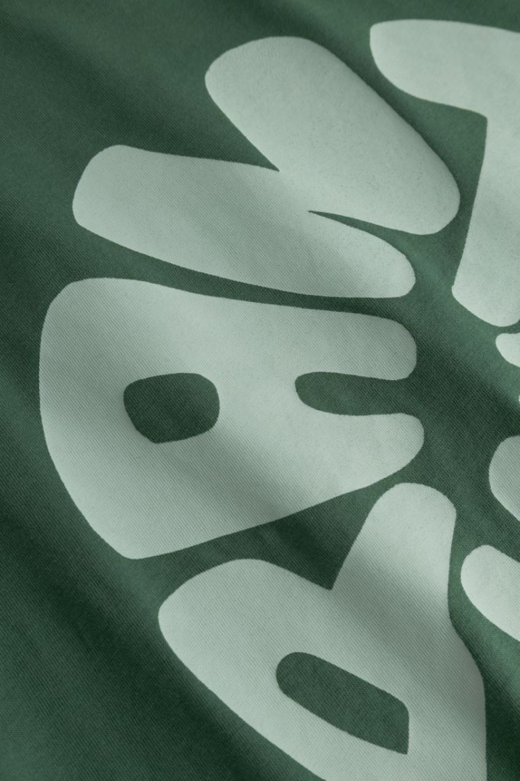 ANTWRP CIRCLE BACKPRINT T-SHIR 000523 - JUNGLE