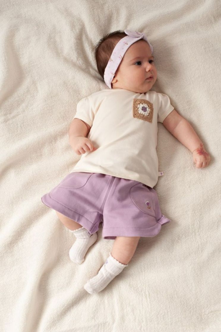 Sokken - flower ranch offwhite melang