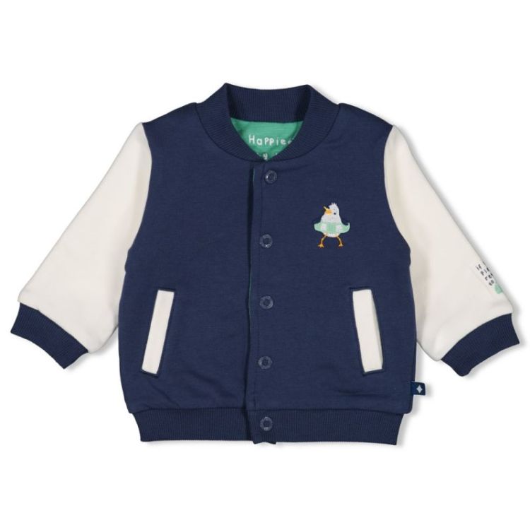 Omkeerbaar bomberjack - Seasid Indigo