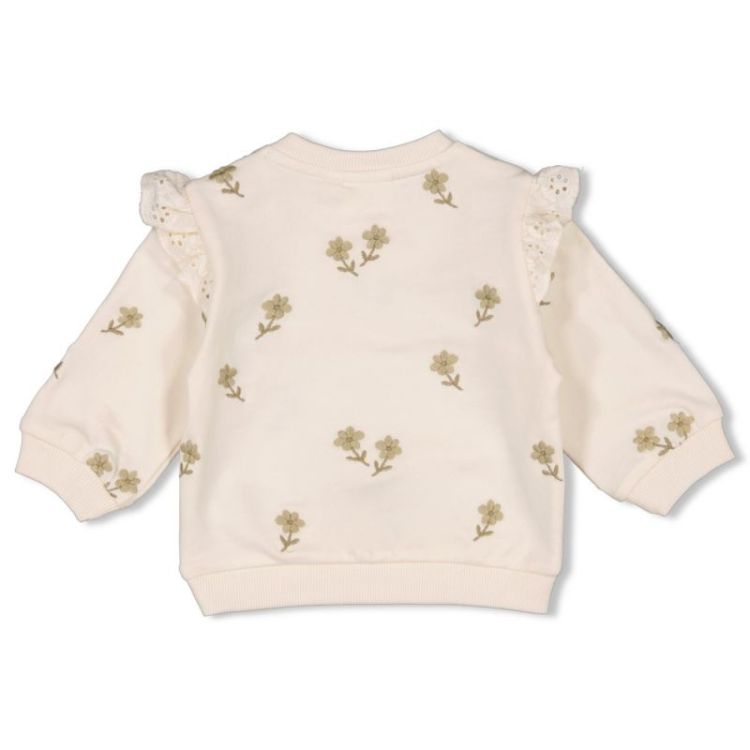 Sweater AO embroidery relaxed offwhite