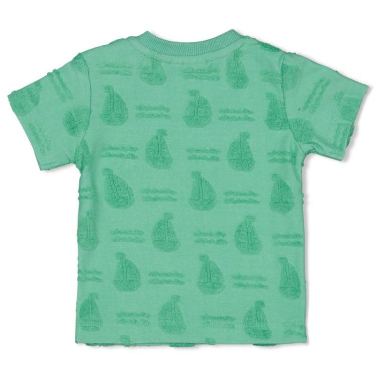T-shirt AO badstof - Seaside groen