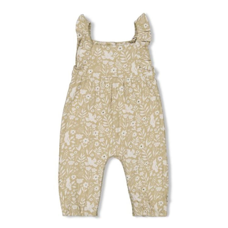 Jumpsuit crinkle AOP Groen