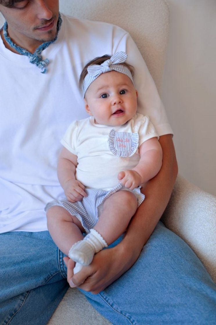 Short streep crinkle - Sea La Lavendel