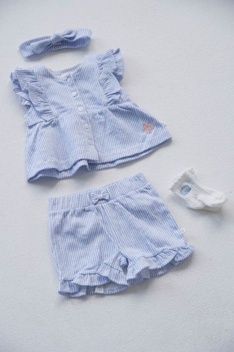 Short streep crinkle - Sea La  Lavendel