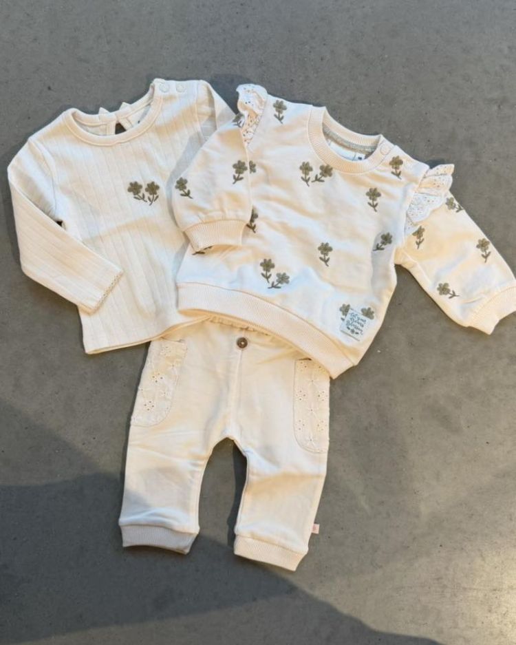 Broek - Let Your Dreams Blosso offwhite