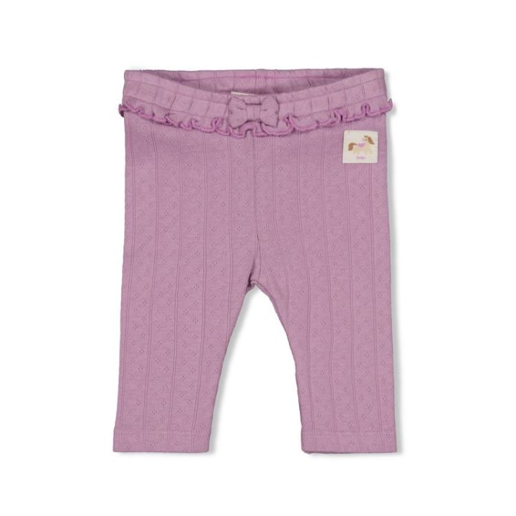 Legging pointelle rib - Flower Violet