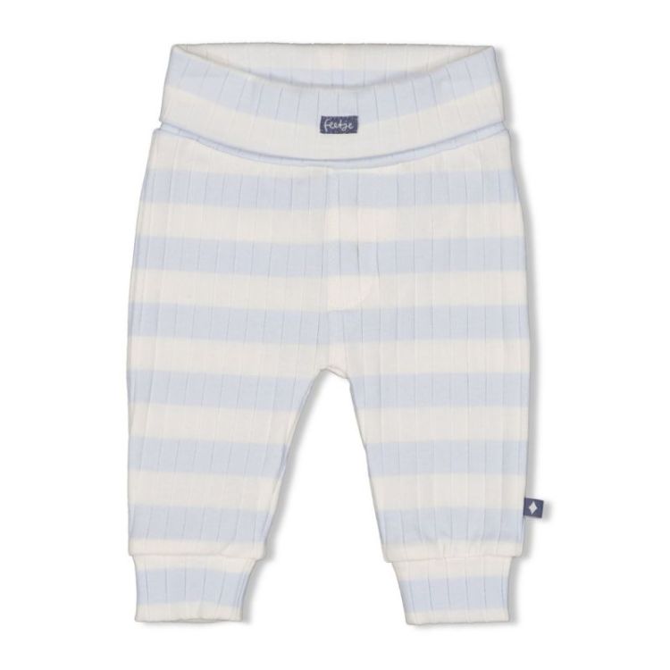 Broek rib met streep - Blue Blauw