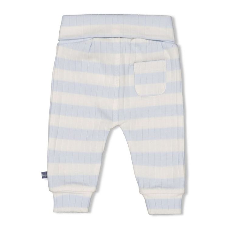 Broek rib met streep - Blue Blauw