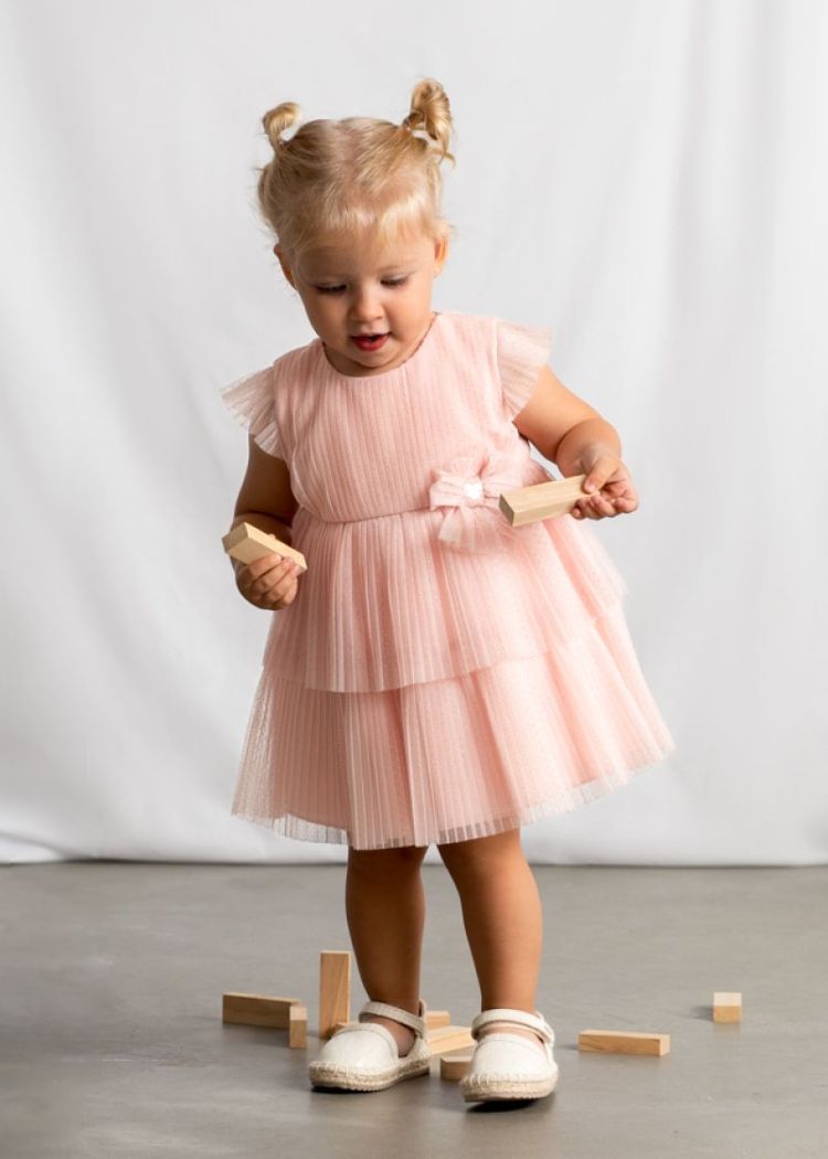 Pleated tulle dress 037 Blossom
