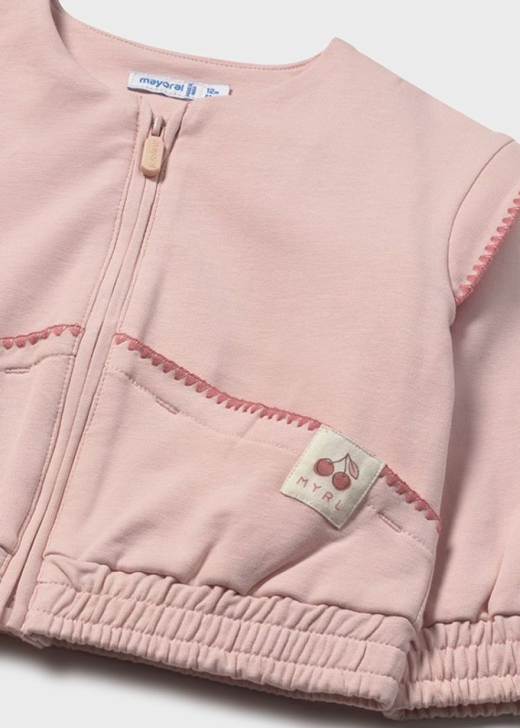 Fleece pullover 085 Peony