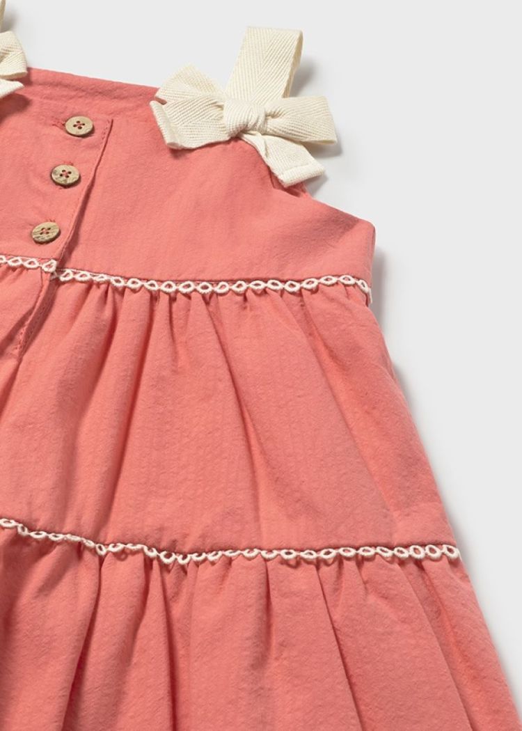 Panel dress 076 Flamingo